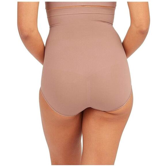 NEW SPANX Higher Power Panties High Waisted Brief Cafe Au Lait Size Large Brown - Picture 3 of 10